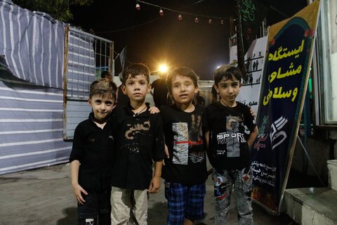 تصاویر/ حال و هوای بوشهر در شب عاشورا