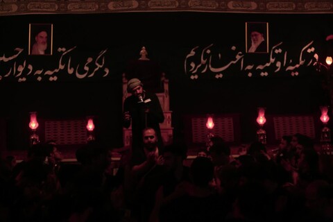 تصاویر/مراسم شب عاشورای انصار المهدی اصفهان