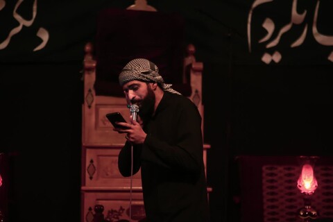 تصاویر/مراسم شب عاشورای انصار المهدی اصفهان