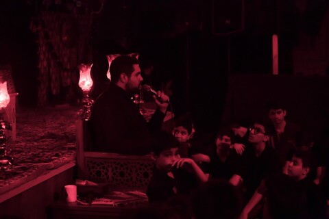 تصاویر/مراسم شب عاشورای انصار المهدی اصفهان