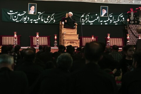 تصاویر/مراسم شب عاشورای انصار المهدی اصفهان