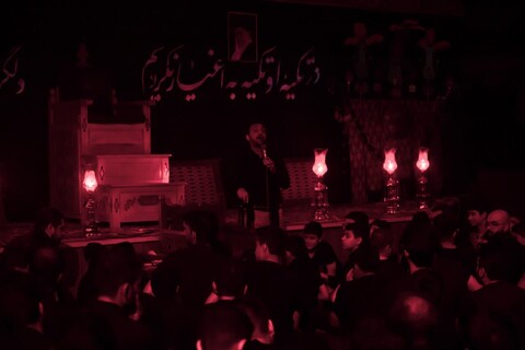 تصاویر/مراسم شب عاشورای انصار المهدی اصفهان