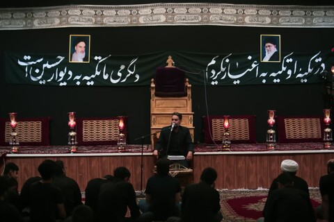 تصاویر/مراسم شب عاشورای انصار المهدی اصفهان