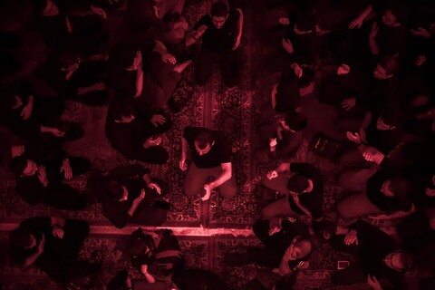 تصاویر/مراسم شب عاشورای انصار المهدی اصفهان