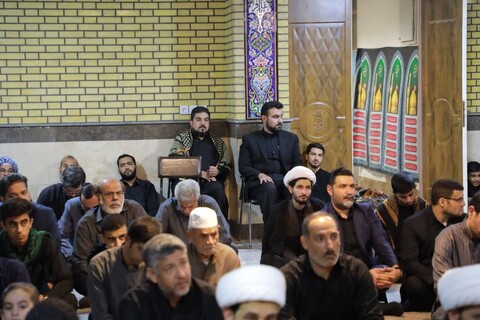 مراسم سوگواری حسینی در مدرسه علمیه الغدیر اهواز