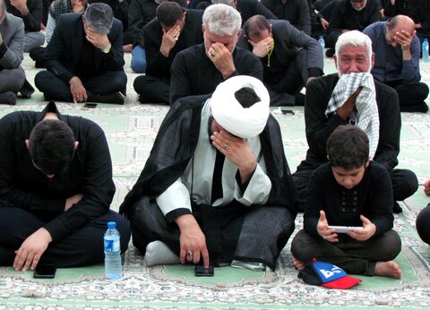 تصاویر/ نمازجمعه عاشورایی در بندر دیّر