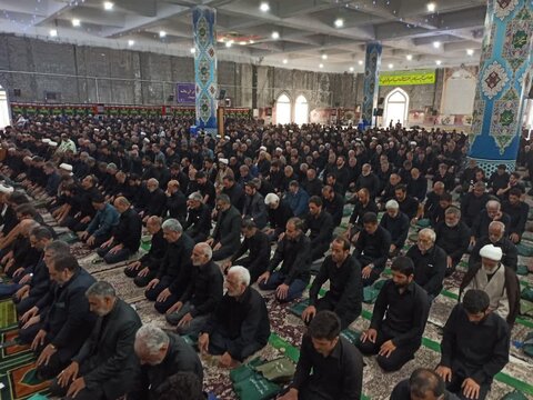 تصاویر/ اقامه نماز جمعه ظهر عاشورا در کاشان