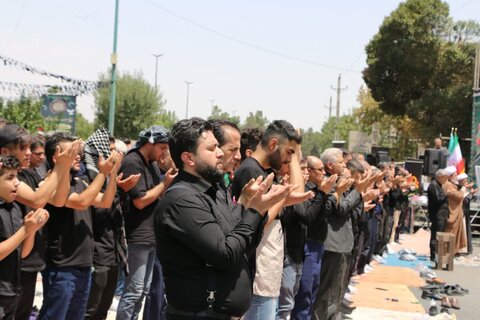 تصاویر/ نماز جمعه عاشورایی در ماهدشت