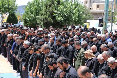 تصاویر/ نماز جمعه عاشورایی در ماهدشت