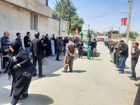 تصاویر/ عزاداری روز عاشورا در شهرستان بوکان