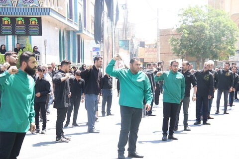 تصاویر/  مراسم عزاداری خیابانی عزاداران ارومیه ای در روز عاشورا
