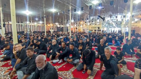 تصاویر/ نماز جمعه عاشورایی در شهرستان قشم