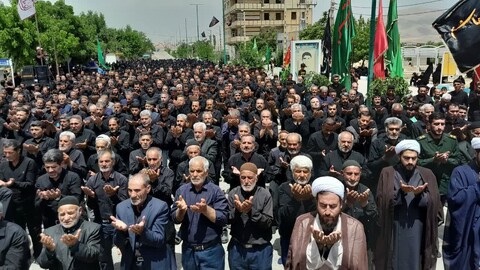 تصاویر/ اقامه نماز جمعه ظهر عاشورا در شهر نوربهار