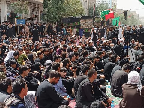 تصاویر اجتماع  عزاداران حسینی در روز عاشورا هرات افغانستان