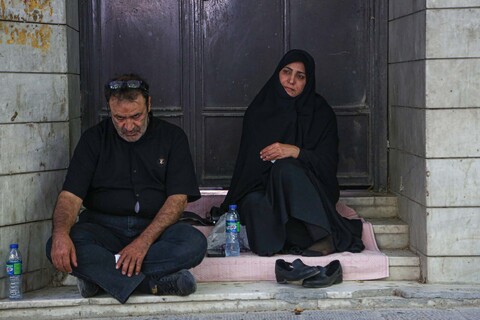 مراسم عزاداری ظهر عاشورا در گذر فرهنگی چهارباغ