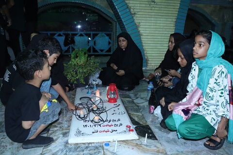 تصاویر/ مراسم شام غریبان حضرت سید الشهدا (ع) در شهرستان قشم