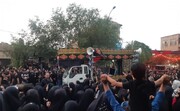 تصاویر/ عزاداری هیئت حسینی لتحر در میدان کمال الملک کاشان