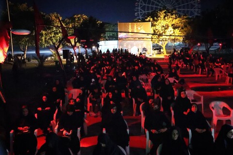مراسم عاشورای حسینی در جوار شهدای گمنام بوشهر