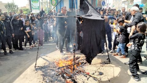 تصاویری از عزاداری امام حسین(ع) در شهرستان پیشوا