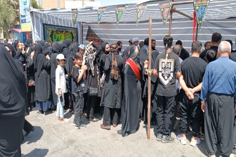 فعالیت گروه جهادی تبلیغی مرصاد در ایام محرم