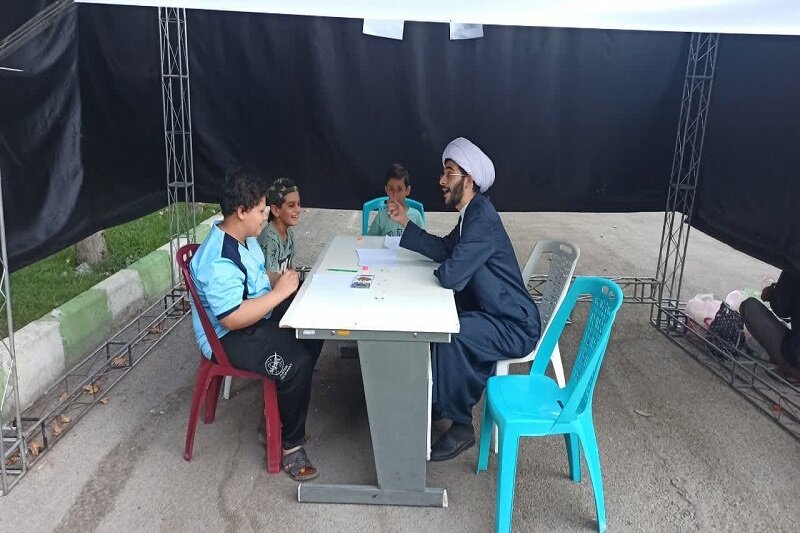 فعالیت گروه جهادی تبلیغی مرصاد در ایام محرم