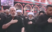 فیلم | حضور متولی شرعی و مدیر عالی حرم امام حسین (ع) در عزاداری دسته طویریج