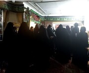 برگزاری مراسم عزاداری در مدرسه علمیه فاطمه معصومه (س) اهواز + عکس