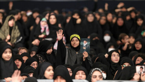 بالصور/ مجلس العزاء لليلة السبايا في حسينيّة الإمام الخميني (قده)