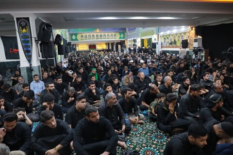 مراسم عزاداری حسینی در یادمان شهید سردار حاج علی هاشمی اهواز