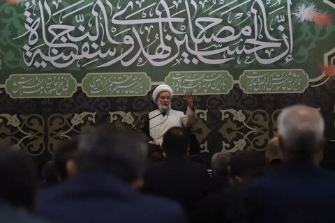 تصاویر/ مراسم عزاداری سیدالشهدا از سوی نماینده ولی فقیه در آذربایجان شرقی