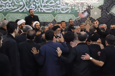 تصاویر/ مراسم عزاداری سیدالشهدا از سوی نماینده ولی فقیه در آذربایجان شرقی