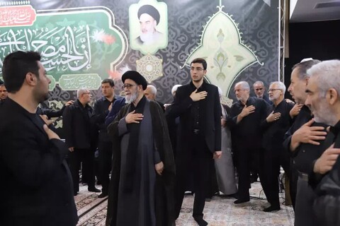 تصاویر/ مراسم عزاداری سیدالشهدا از سوی نماینده ولی فقیه در آذربایجان شرقی