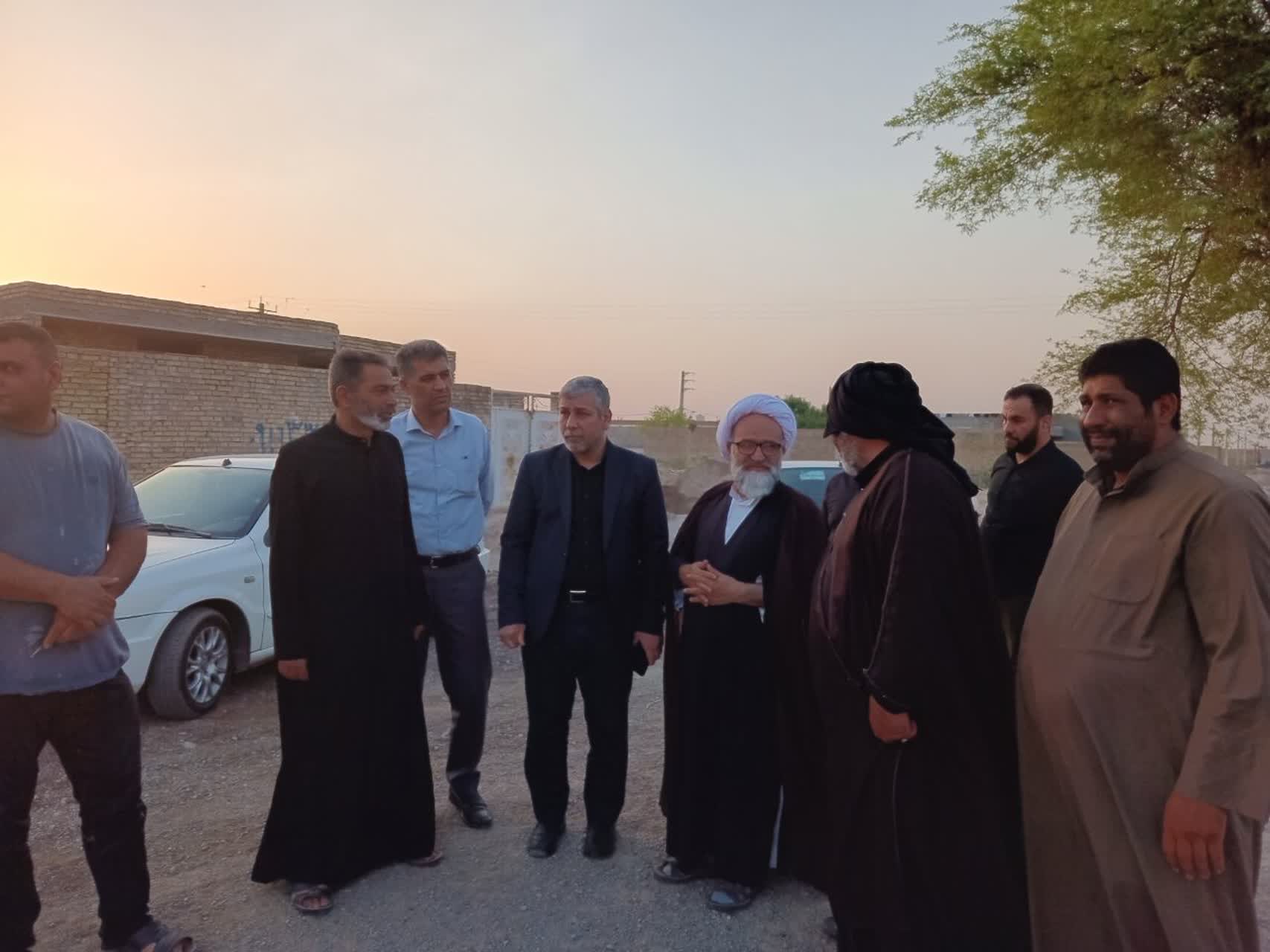 تصاویر/ حضور عضو مجلس خبرگان رهبری در جمع اهالی روستای حده اهواز