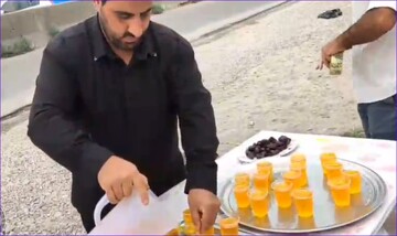 فیلم |  فعالیت قرارگاه‌ جهادی ولایت مدرسه علمیه امام حسن مجتبی (ع) زرگر در ایام محرم