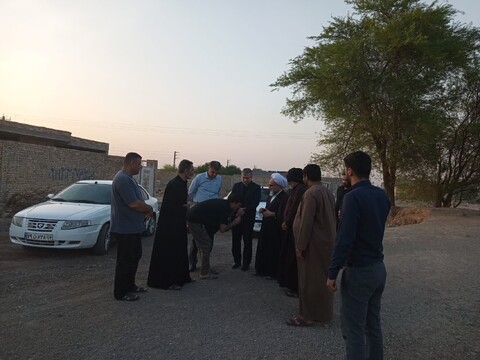 حضور صمیمی عضو مجلس خبرگان رهبری در جمع اهالی روستای حده اهواز