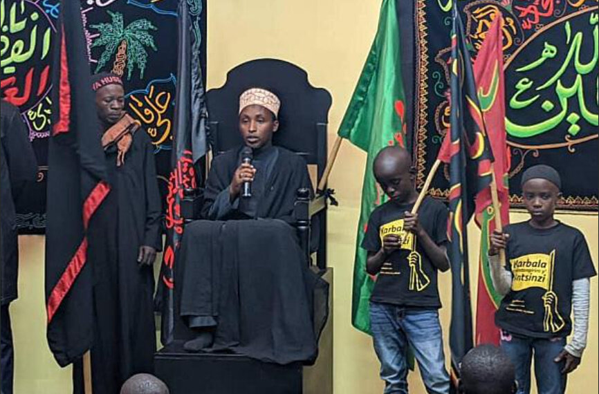 حرکت دسته عزاداری در کشور رواندا + تصاویر