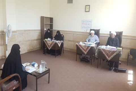 برگزاری مصاحبه طلاب سطح چهار حوزه علمیه خواهران استان همدان