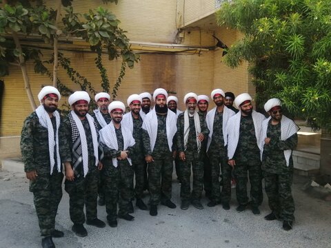 تصاویر/ اعزام روحانیون بسیجی مدرسه علمیه آل البیت به ابوموسی