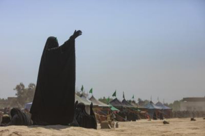 برگزاری باشکوه مراسم تعزیه در دیوانیه عراق + تصاویر