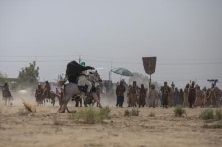 برگزاری باشکوه مراسم تعزیه در دیوانیه عراق + تصاویر