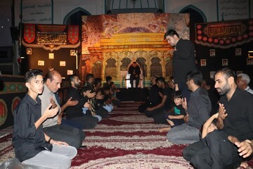 تصاویر /  عزاداری شب شانزدهم محرم در گلزار شهدای بندرعباس