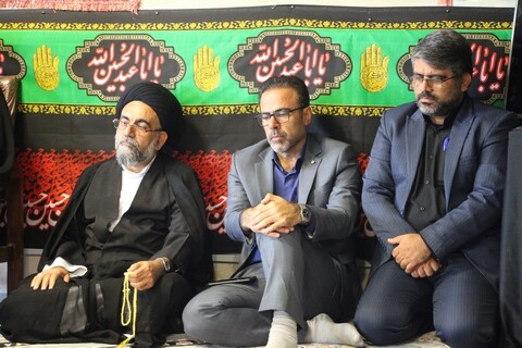 حضور امام جمعه بوشهر در آیین عزاداری دهه دوم محرم