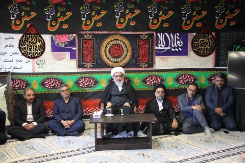 حضور امام جمعه بوشهر در آیین عزاداری دهه دوم محرم