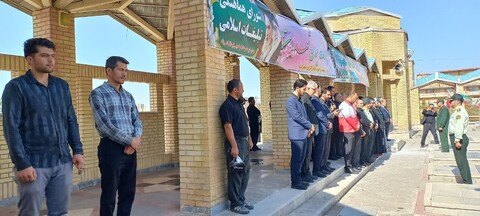 تصاویر/ مراسم غبار روبی مزار شهدا در شهرستان سراب