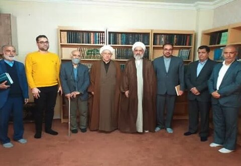 بازدید هیئت دبیرخانه بین المللی علامه بهابادی یزدی از مرکز احیای تراث عتبه عباسیه در مشهد مقدس
