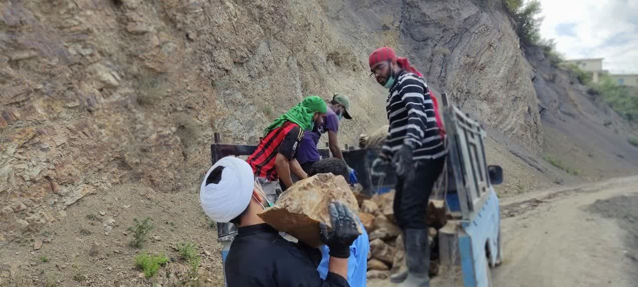 تصاویر/ فعالیت طلاب جهادی گلستان در روستای محروم کشکک رامیان