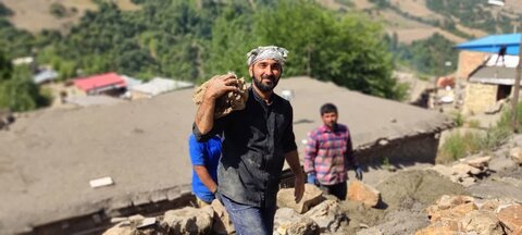 تصاویر/ فعالیت طلاب جهادی گلستان در روستای محروم کشکک رامیان