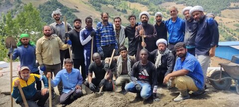 تصاویر/ فعالیت طلاب جهادی گلستان در روستای محروم کشکک رامیان