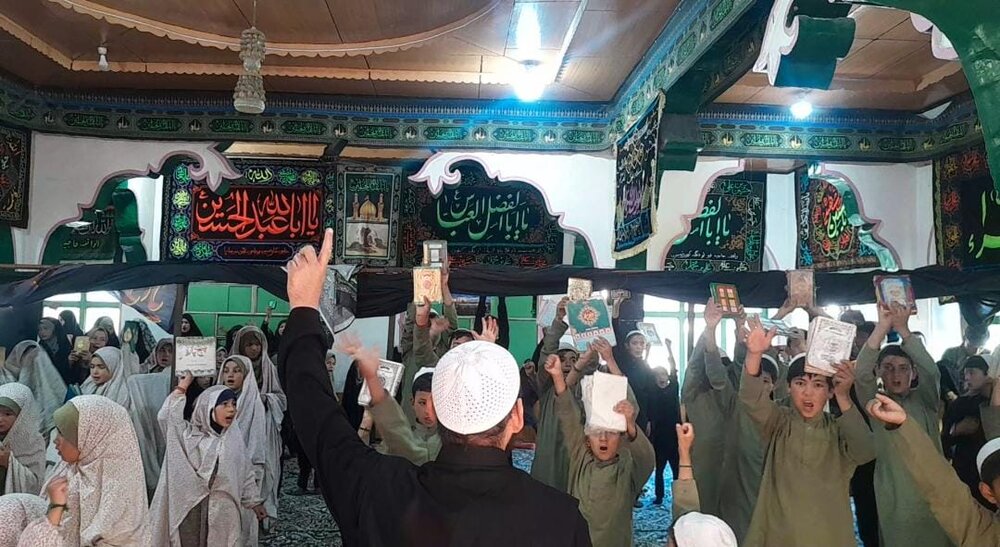 مکتب صاحب الزمان کرگل کے زیر اہتمام قرآن مجید کی توہین کے خلاف احتجاج