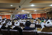 تصاویر| نشست اعضای جامعه روحانیت شیراز و جمعی از علمای اهل سنت با رئیس مرکز حفاظت و اطلاعات قوه قضائیه